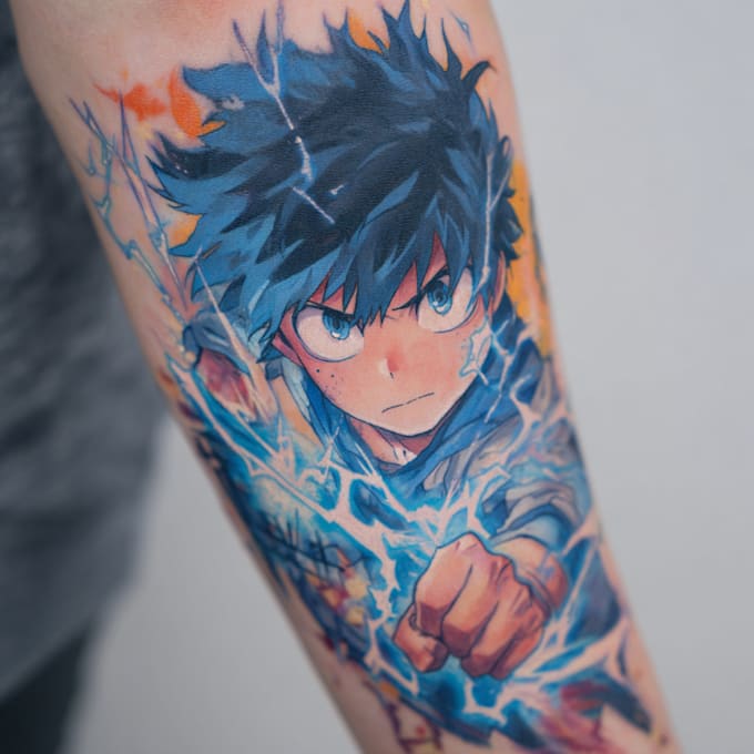 do amazing anime tattoo design