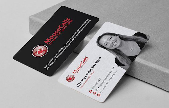 design elegant luxurious two sided business card