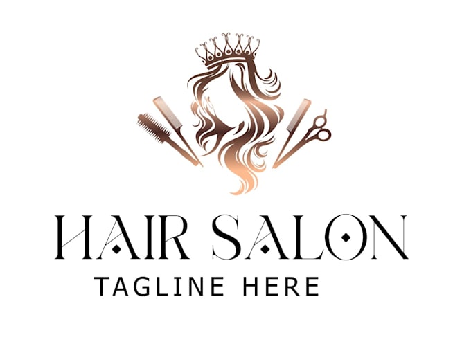 create attractive hair salon logo design