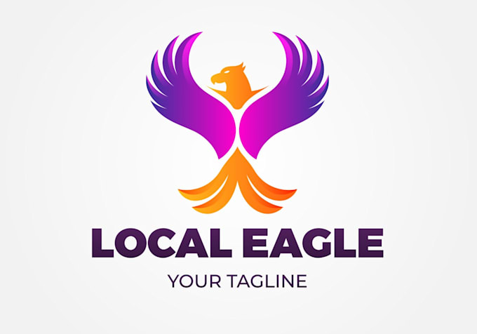 create professional unique falcon bird eagle logo