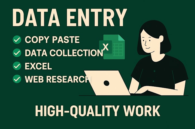 handle all data entry task