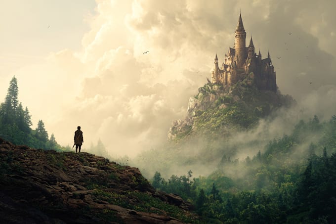 do environments, landscapes, board game, concept art