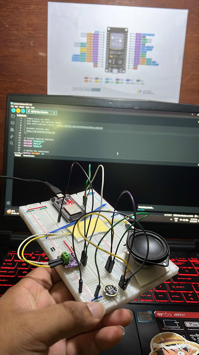 develop and program esp32 based iot and embedded systems projects