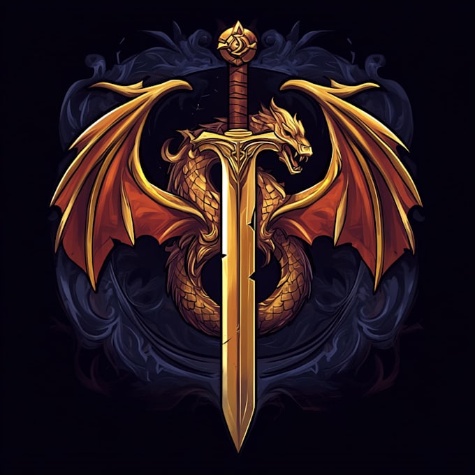 design creative fantasy game logo for mobile seeks