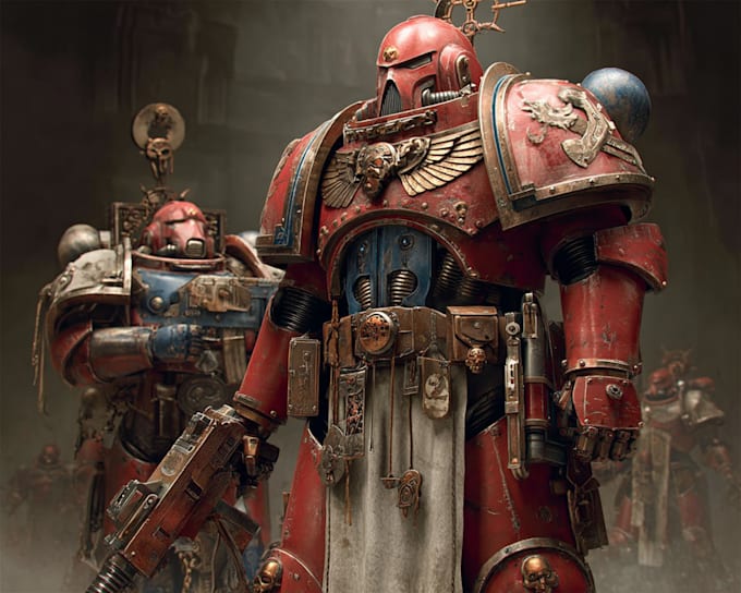 make as a favorite space marine 40k warhammer art