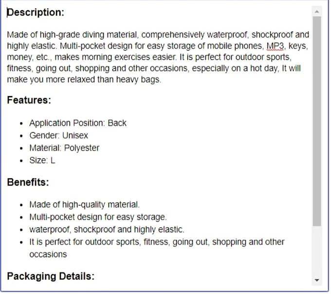 write epic shopify descriptions with SEO titles