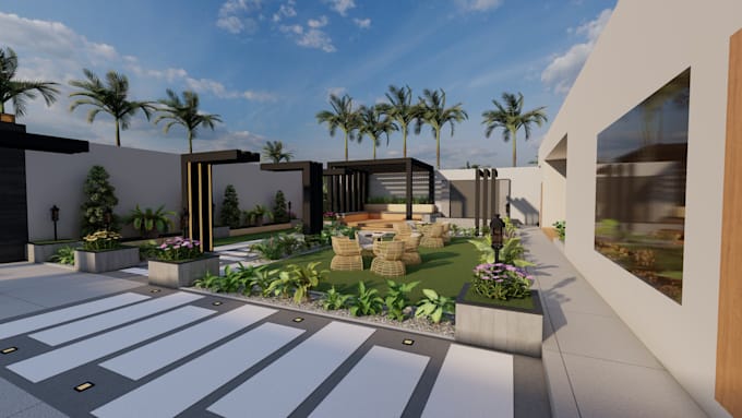 design stunning backyard, pool, parks and outdoor spaces