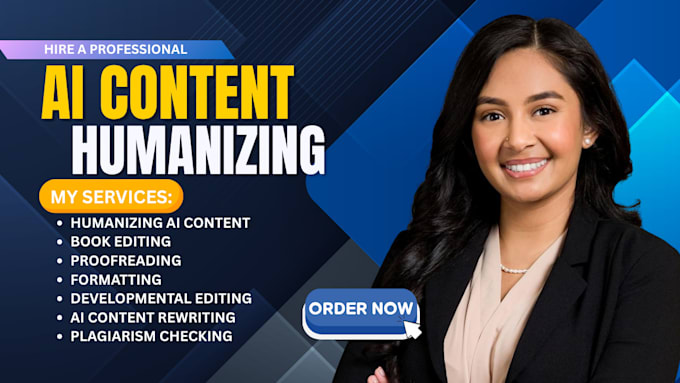 edit, proofread, rewrite, humanize ai content, developmental editor