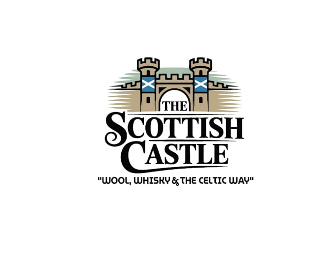 create creative and good looking castle logo design