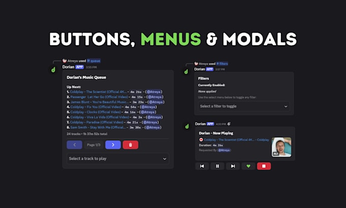 make discord music bot