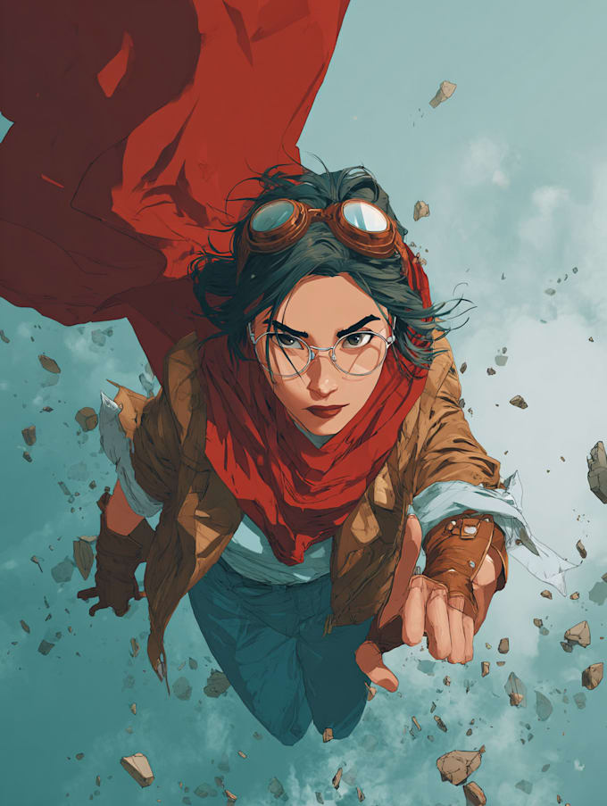 create comic book art