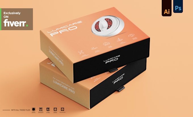 do product packaging design, box design, mailer box, subscription box with 3d