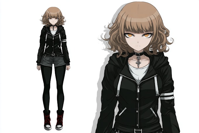 do danganronpa style art for you