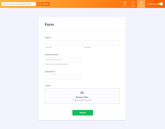 create a qr code registration form with admin dashboard jotform expert