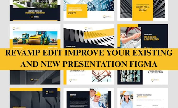 revamp edit and improve your presentation, pitch deck design in powerpoint figma