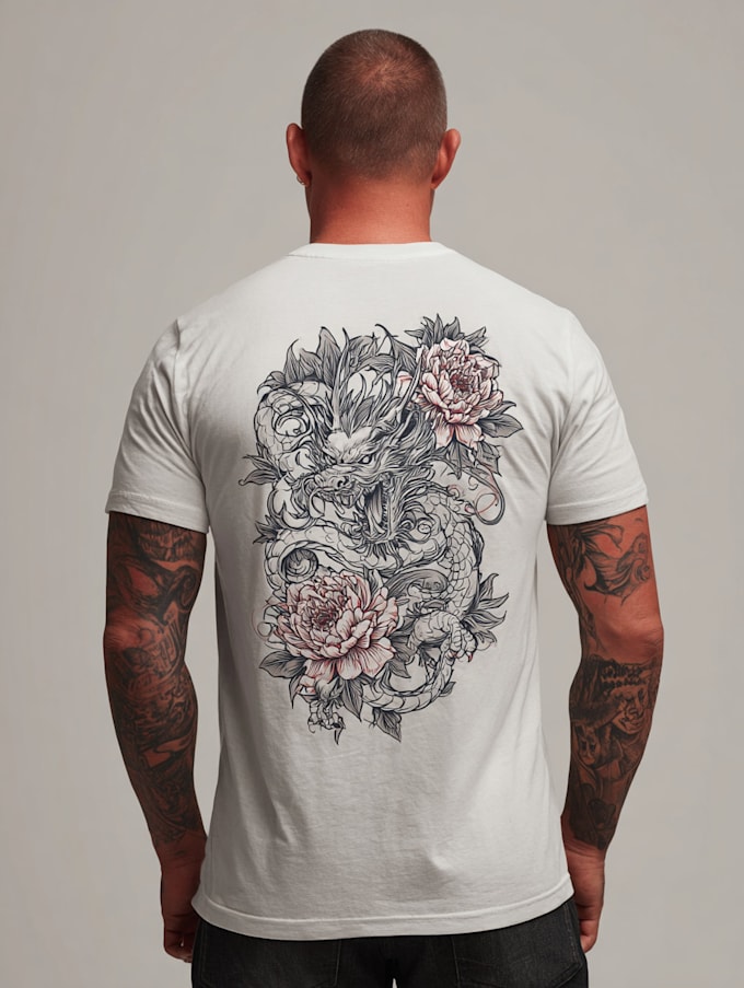 create vintage retro summer illustration for tshirt design