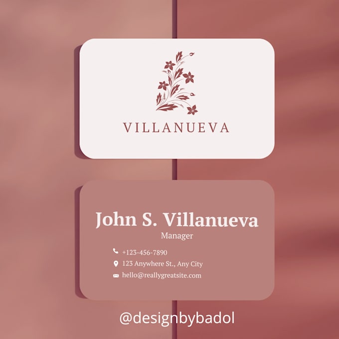 design business card premium quality