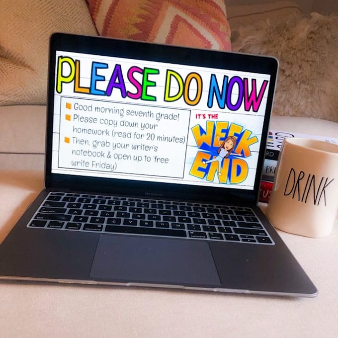 design google slides presentation for webinars lectures and online training