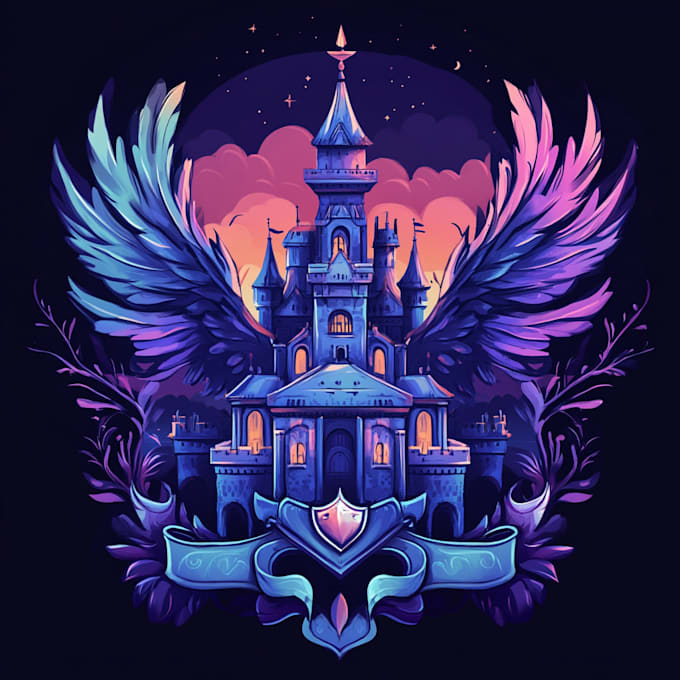 make a fantasy game logo and branding