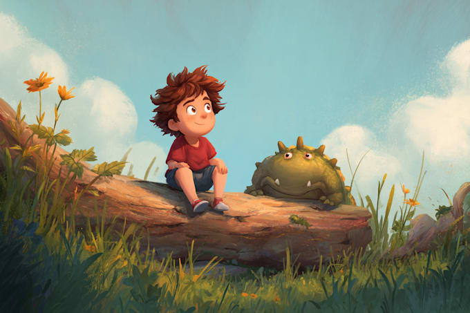 draw children illustrations for books