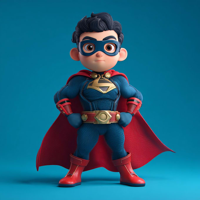 create superhero cartoon character for you