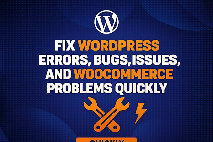 quickly fix wordpress errors, bugs, woocommerce issues