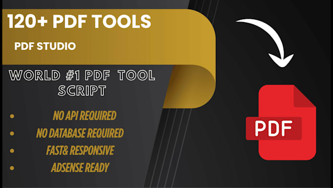 build professional PDF tool website for adsance approval