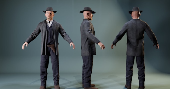 Stylized 3d realism modular character, humanoid character,daz3d,rig to ...