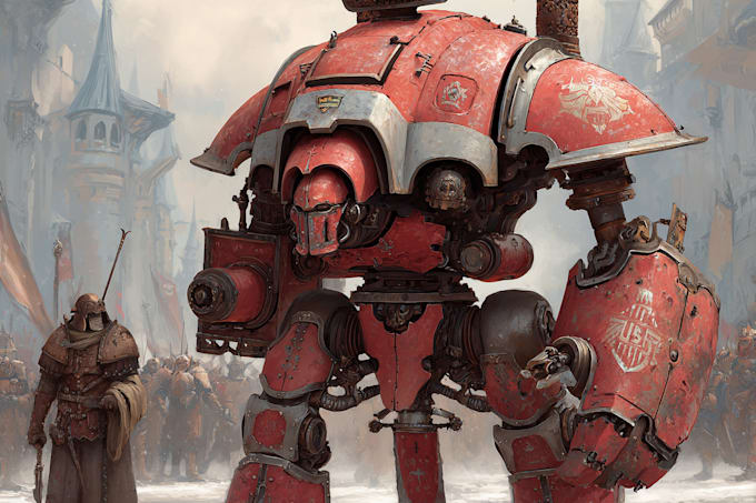 create a warhammer illustration