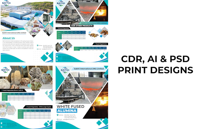 create any size attractive print ready design