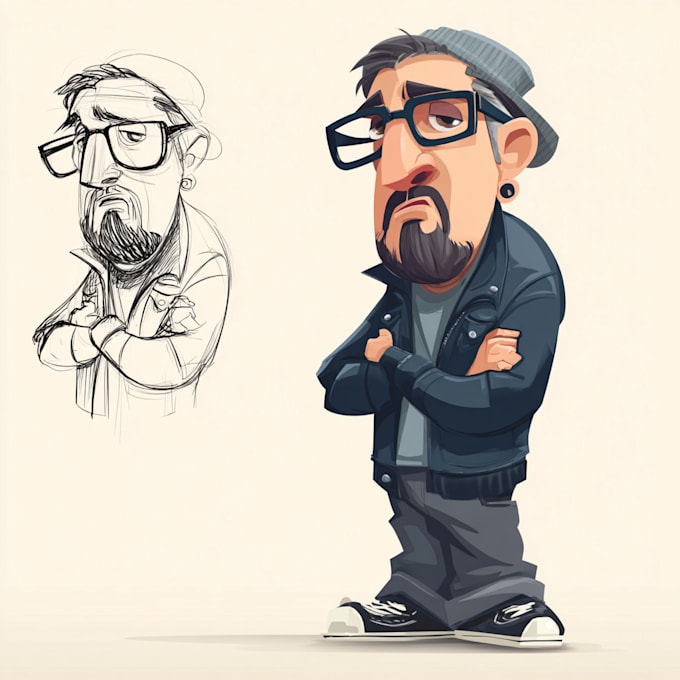 Design and illustrate a vector cartoon character by Thathanadifele | Fiverr