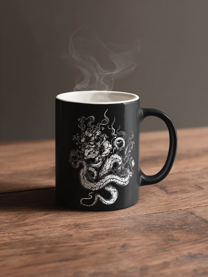 draw a mug or coffee mug design