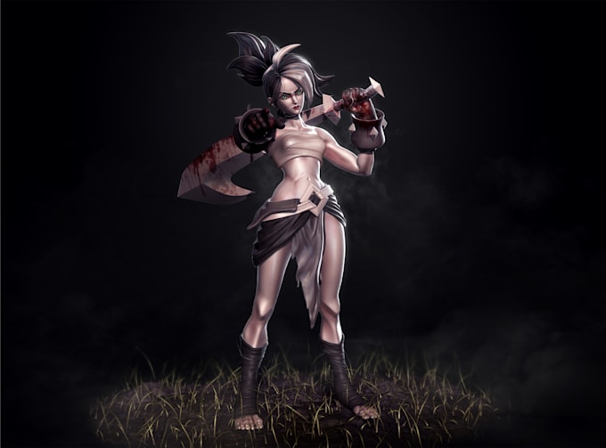 modeling 3d game character,  and environments