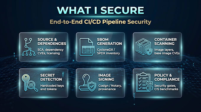 set up a devsecops ci cd pipeline with sbom image signing and cve scanning