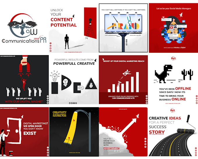 design facebook and instagram posts designs
