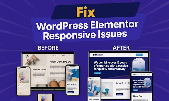 fix your wordpress elementor responsive issues