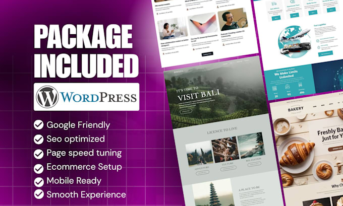 design, redesign or develop a responsive wordpress website using elementor pro