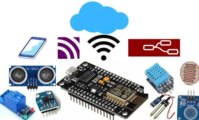 do iot, embedded system program, arduino coding of esp32,esp8266 with mobile app
