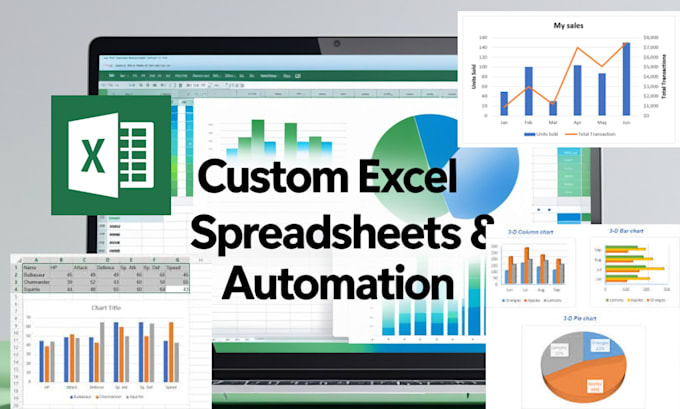 create custom excel spreadsheets, templates, and automation for your business