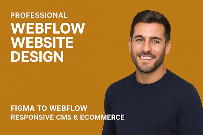 do professional webflow, website design, figma to webflow, responsive ecommerce