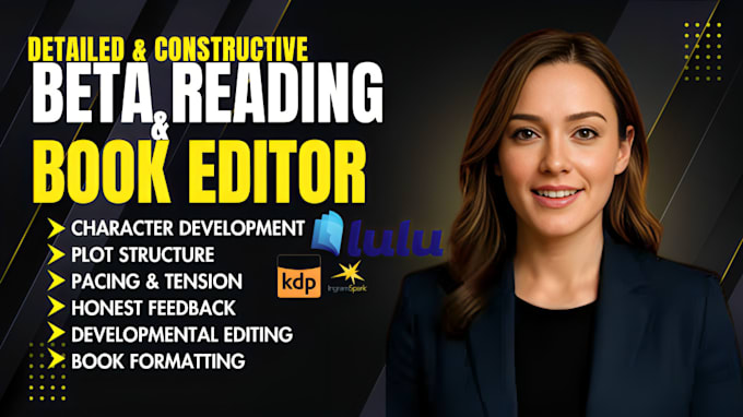 do book editing and formatting and be your childrens book editor