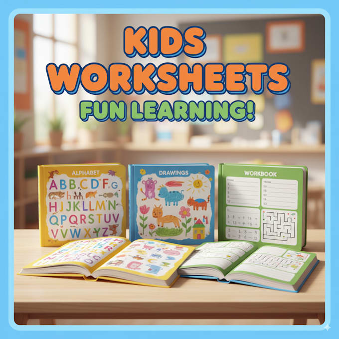 create custom educational worksheets for kids and teachers
