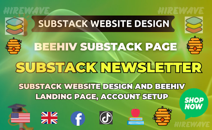 substack website beehiiv expert, design beehiiv newsletter, substack setup