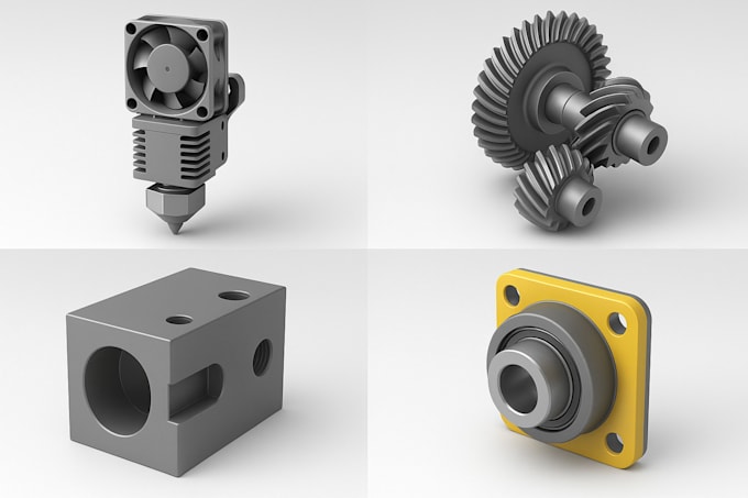 do 3d printing design mechanical product modeling 3d cad design cnc fea cfd stl