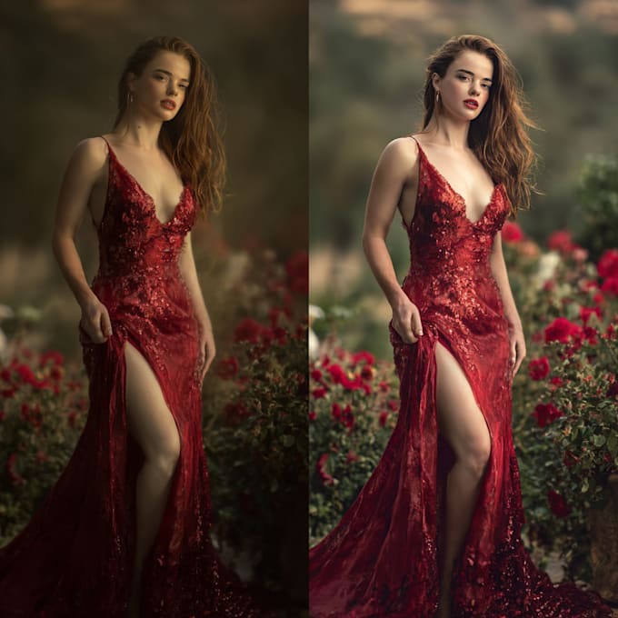 change photography image background or dress professionally