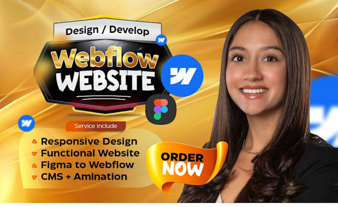 develop webflow website, figma to webflow or redesign webflow website