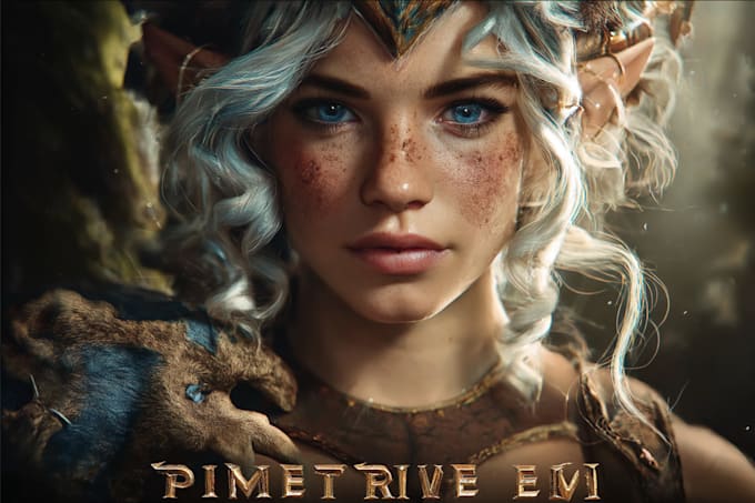 draw a fantasy character portrait for you