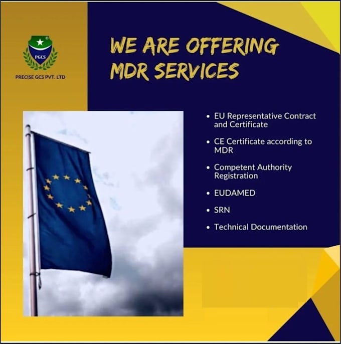 provide eu rep, eudamed, eu mdr documentation