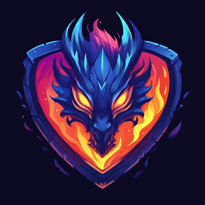 make unique medieval, fantasy, rpg, mmorpg game logo title