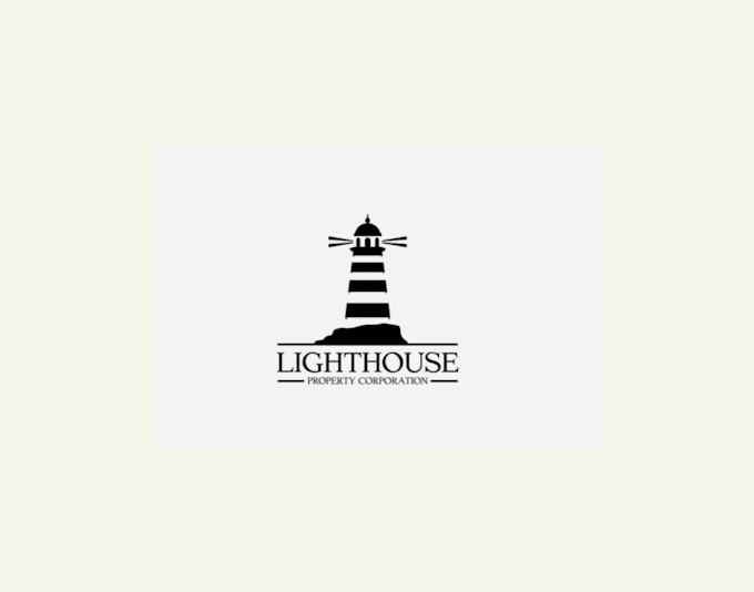 design a unique and professional lighthouse logo for your brand